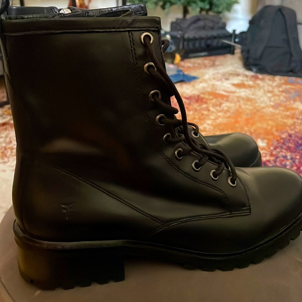 Frye Combat Boots Size 10